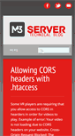 Mobile Screenshot of blog.m3server.com